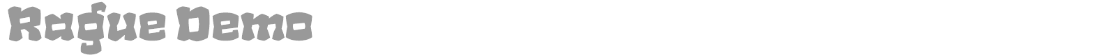 Rague font preview
