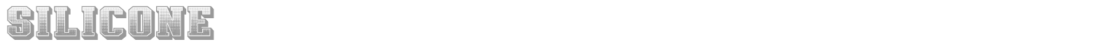 Silicone font preview