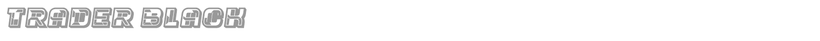 Trader font preview