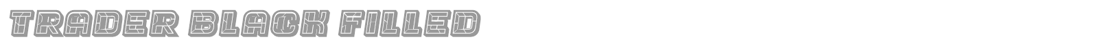 Trader font preview