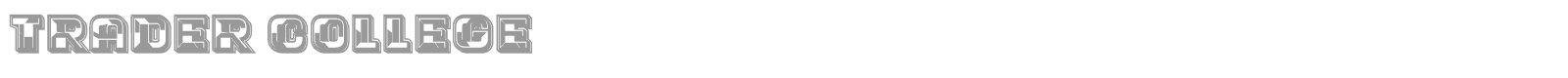 Trader font preview