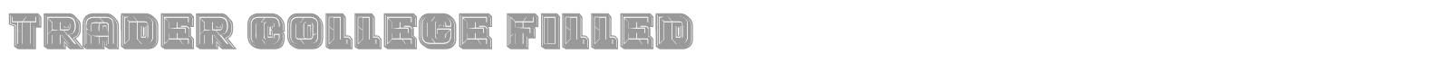 Trader font preview