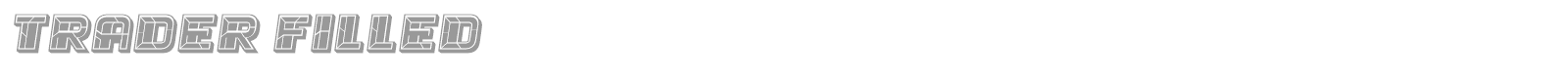Trader font preview