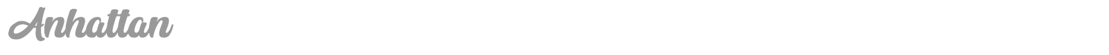 Anhattan font preview