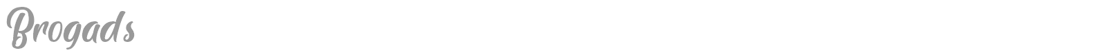 Brogads font preview