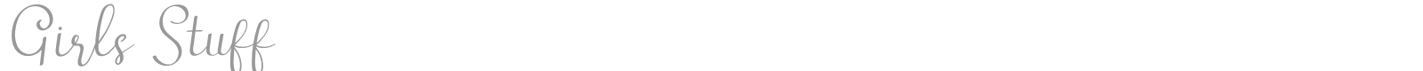 Girls Stuff font preview