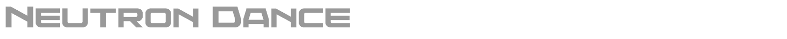 Neutron Dance font preview