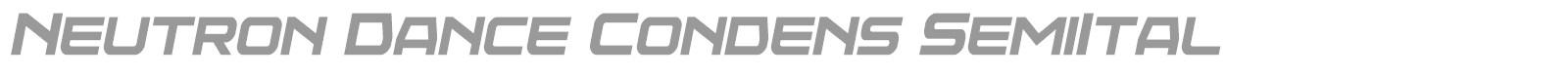 Neutron Dance font preview