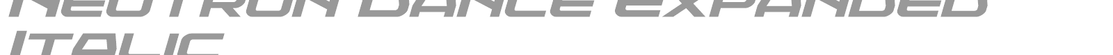 Neutron Dance font preview