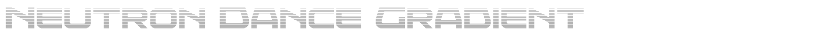 Neutron Dance font preview
