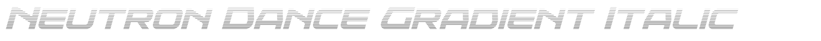 Neutron Dance font preview