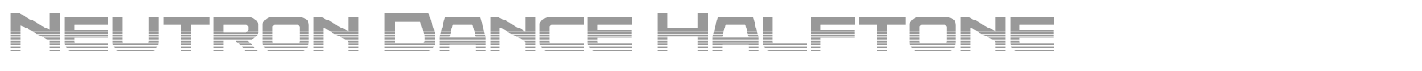 Neutron Dance font preview