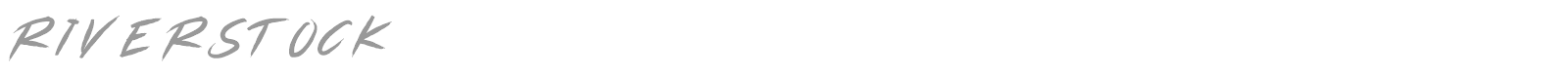 Riverstock font preview