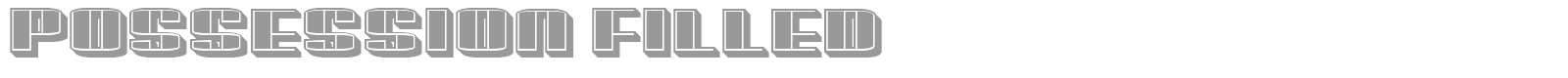 Possession font preview