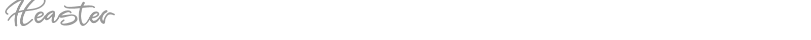 Heaster font preview