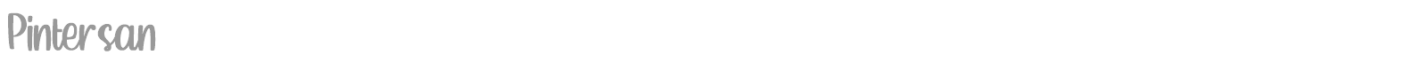 Pintersan font preview