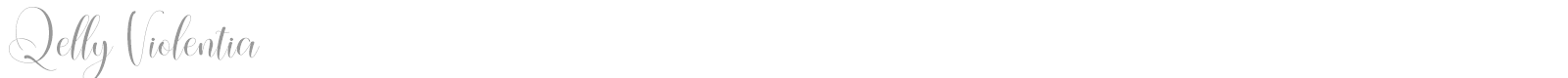 Qelly Violentia font preview