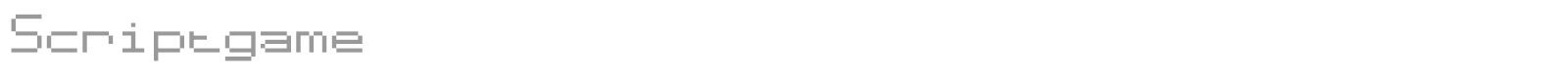 Scriptgame font preview