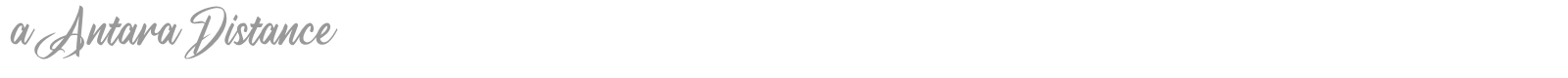 A Antara Distance font preview