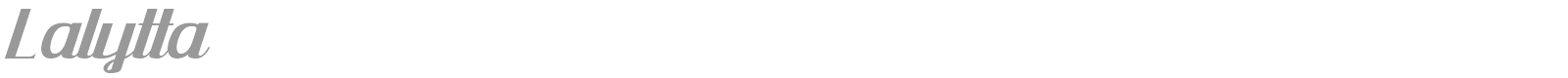 Lalytta font preview