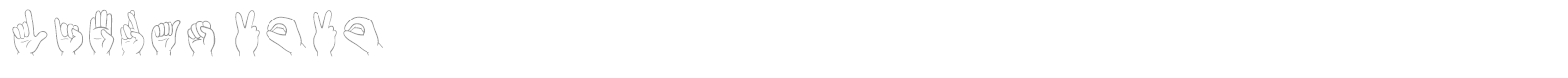 Libras 2020 font preview