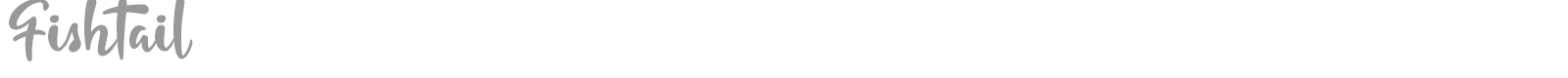 Fishtail font preview