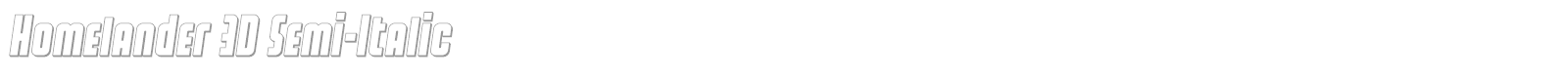 Homelander font preview
