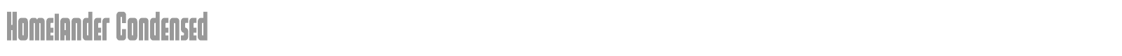 Homelander font preview