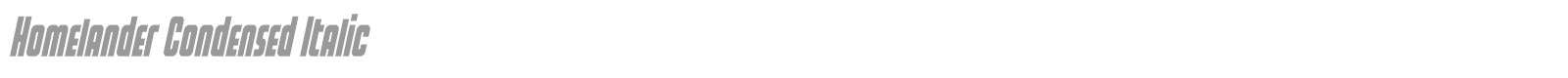Homelander font preview