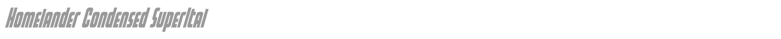 Homelander font preview