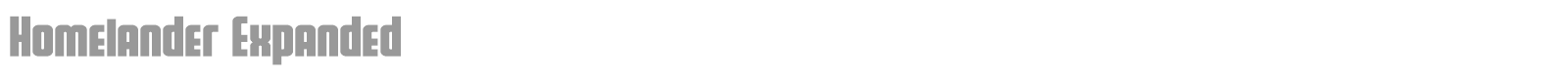 Homelander font preview