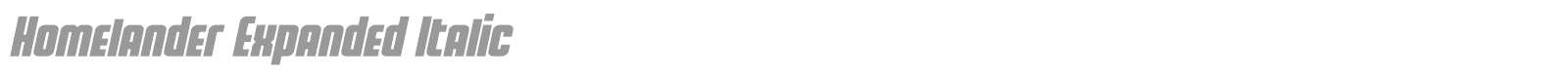 Homelander font preview