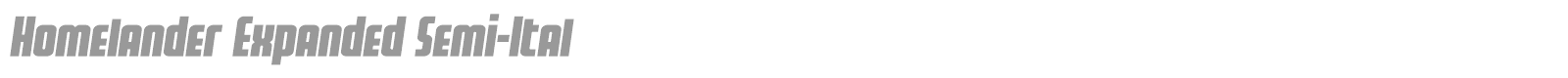 Homelander font preview