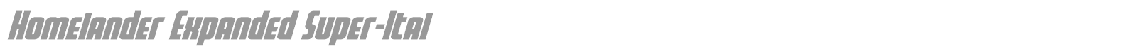 Homelander font preview