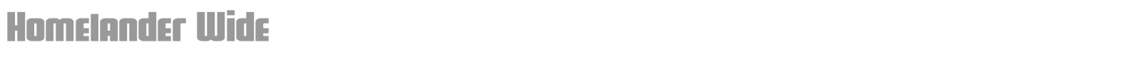 Homelander font preview