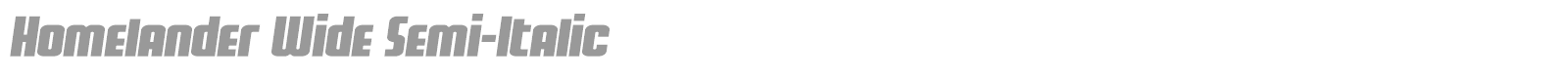 Homelander font preview