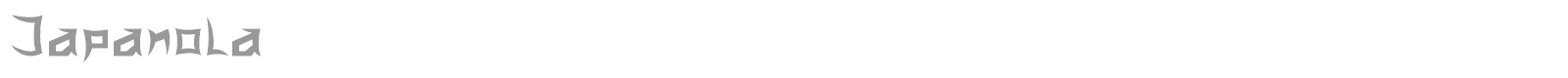 Japanola font preview