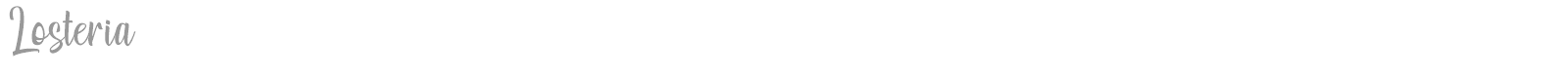 Losteria font preview
