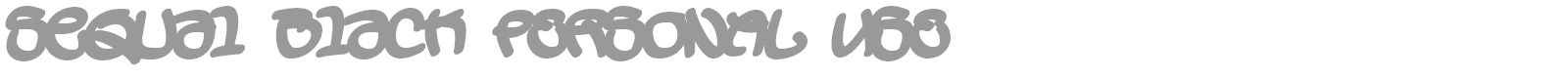 Sequal font preview