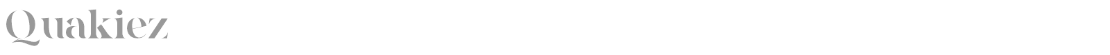 Quakiez font preview