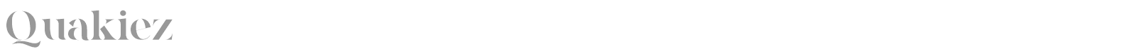 Quakiez font preview