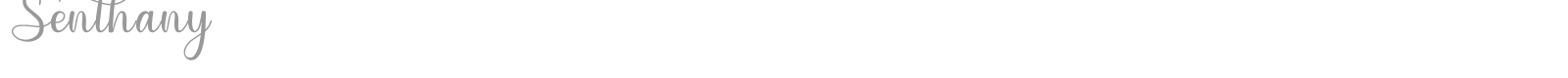 Senthany font preview