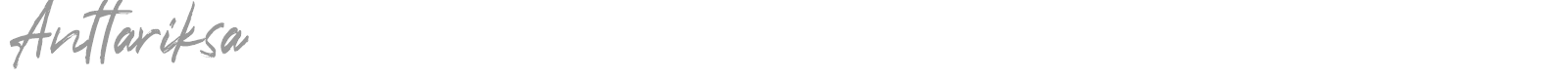 Anttariksa font preview