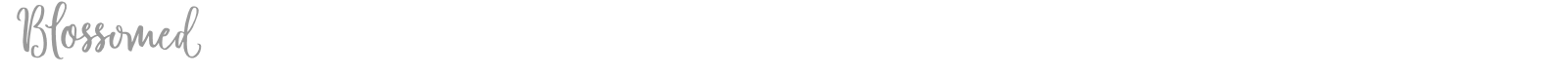 Blossomed font preview