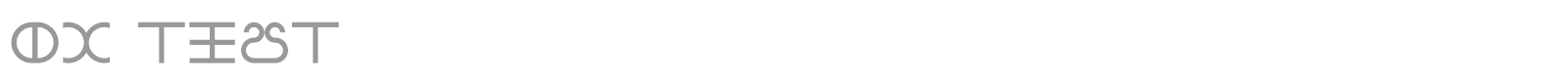 DC Test font preview