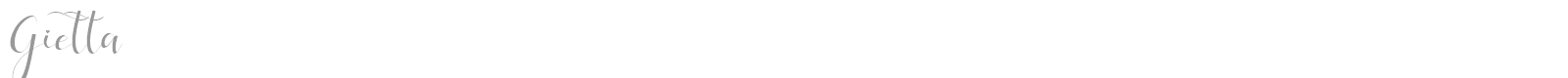 Gietta font preview