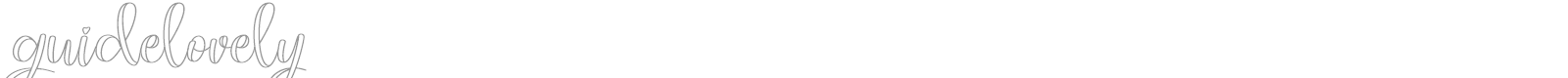 Guidelovely font preview