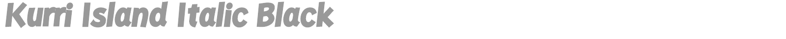 Kurri Island font preview