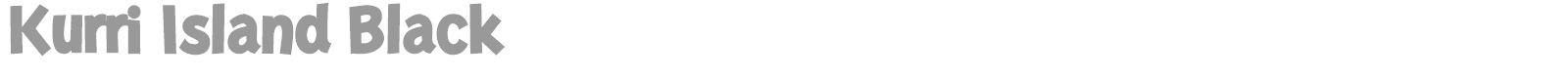 Kurri Island font preview