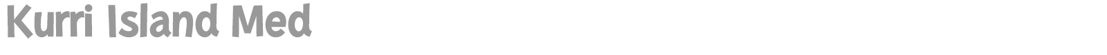 Kurri Island font preview